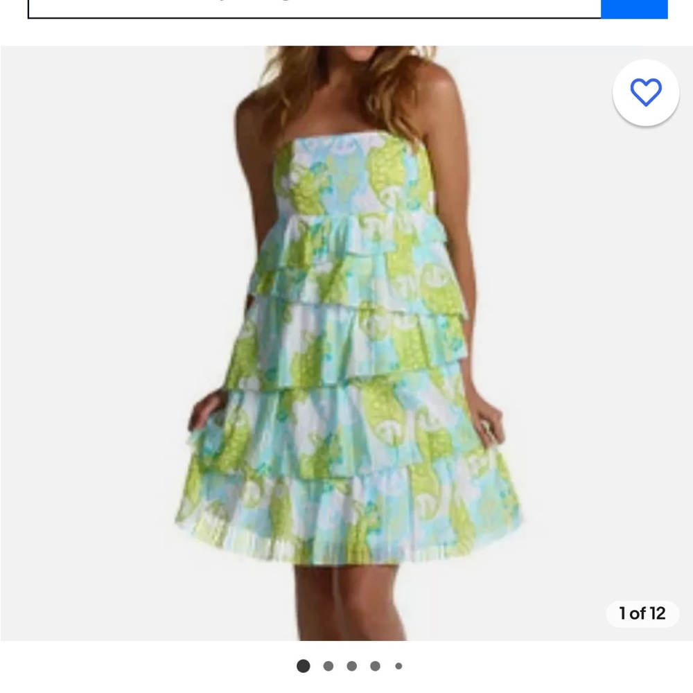 Lilly Pulitzer off the hook tiered dress